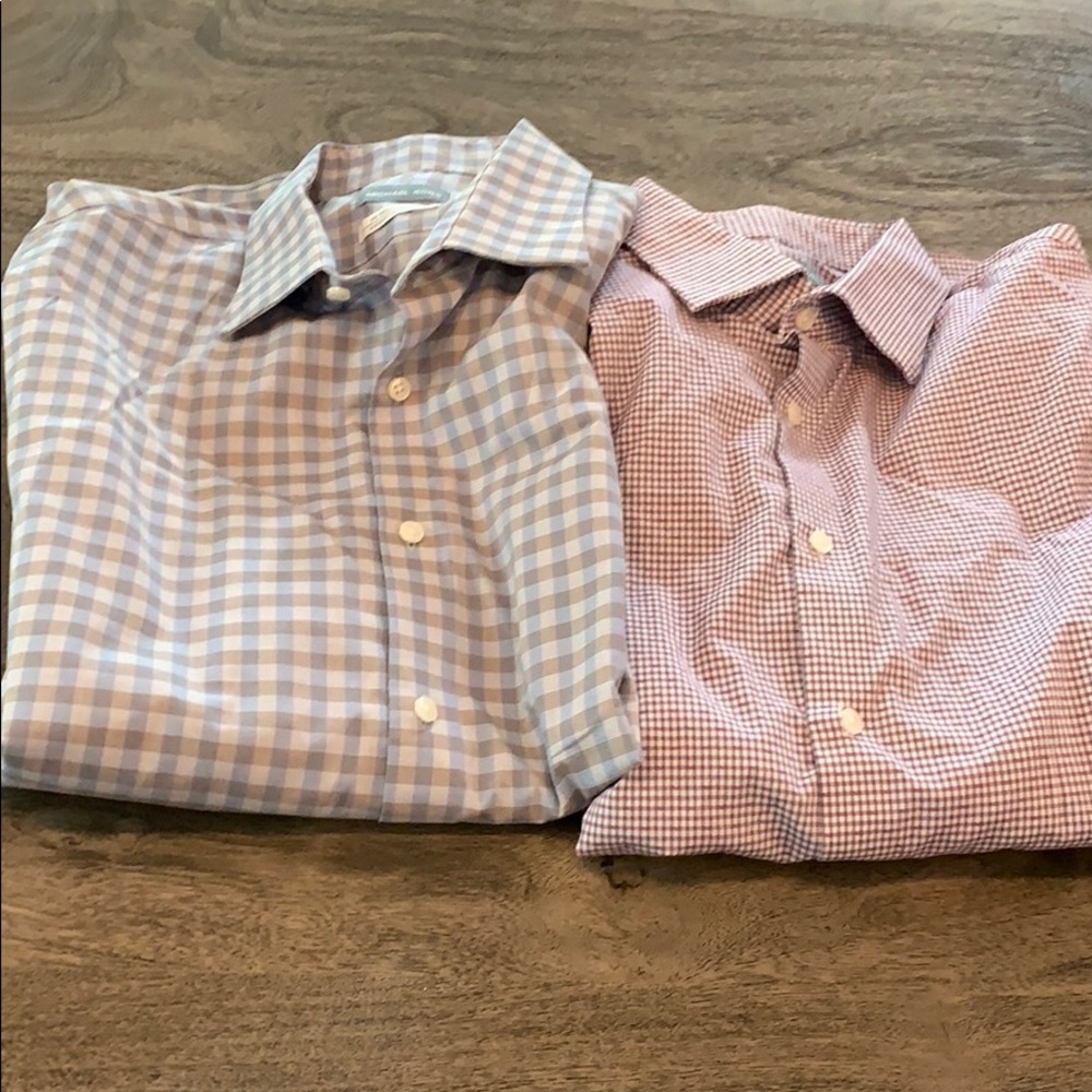 2  - Michael Kors dress shirts 17 1/2 34/35